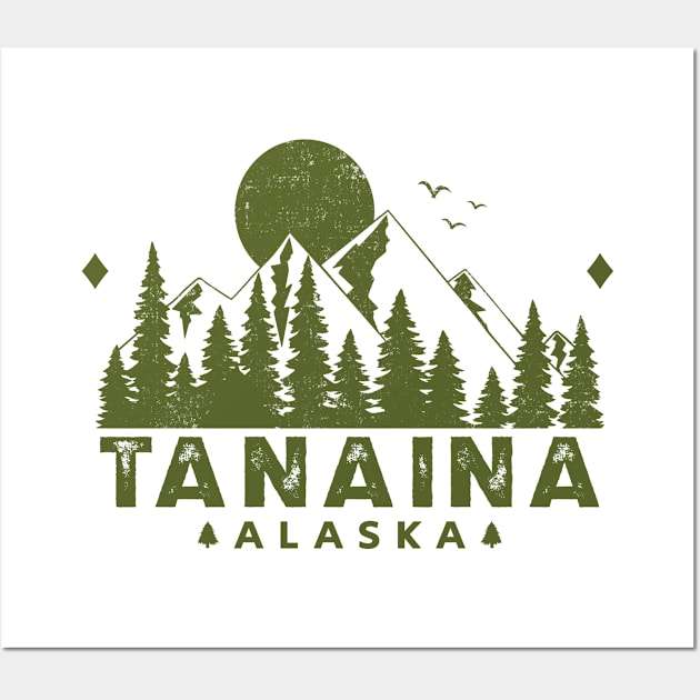 Tanaina Alaska Mountain Souvenir Wall Art by HomeSpirit